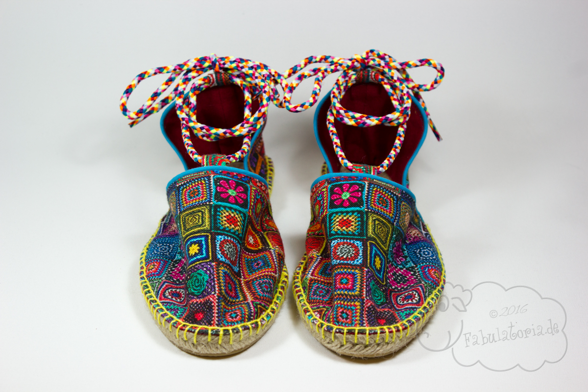#Sommerferiennähspaß - Espandrilles aus Granny Squares