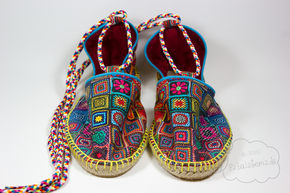 #Sommerferiennähspaß - Espandrilles aus Granny Squares