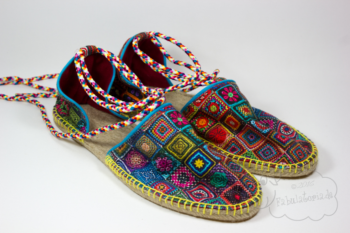 #Sommerferiennähspaß - Espandrilles aus Granny Squares