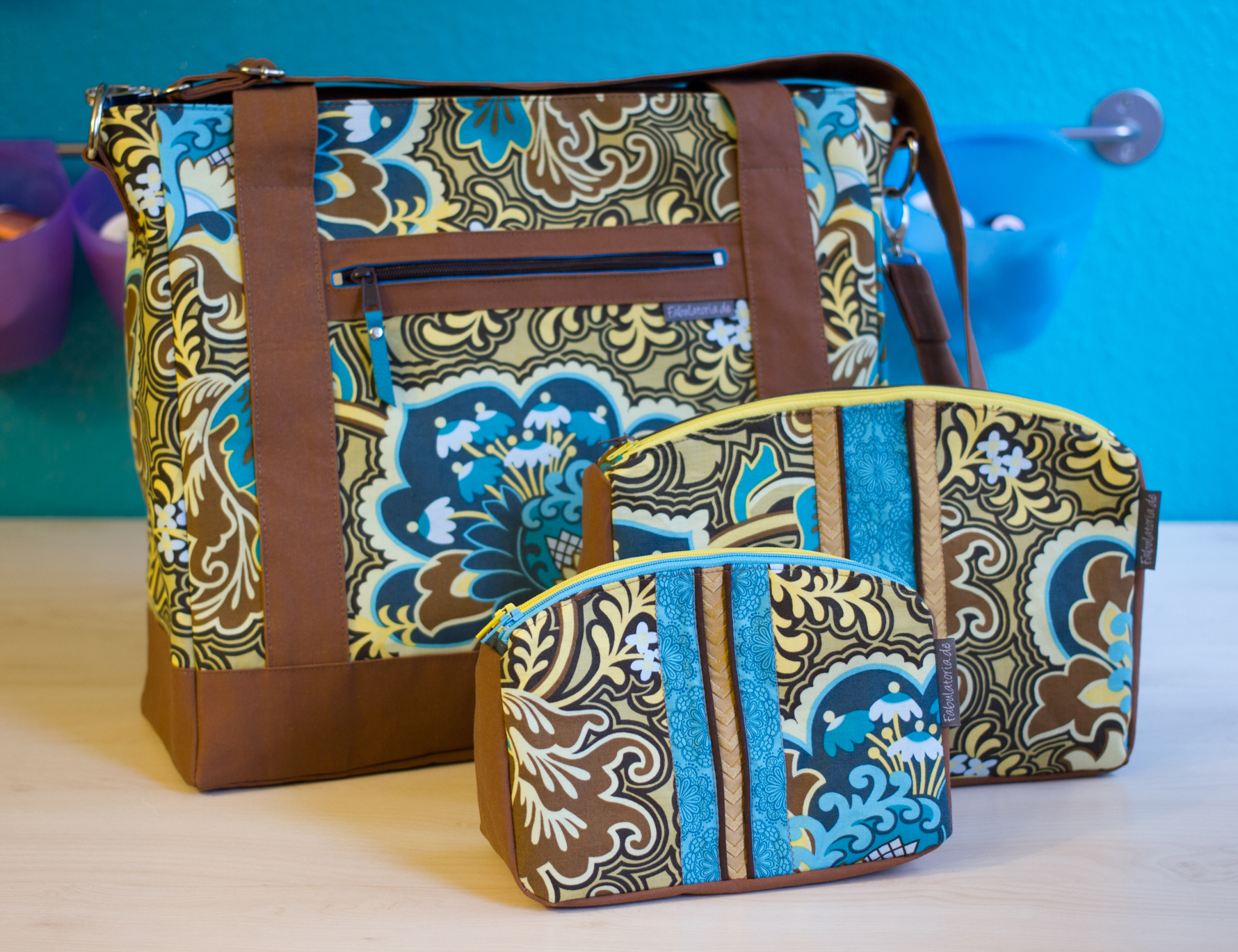 Sew Sweetness Blogtour - Tudor Bag und Filigree Double-Zip Pouch