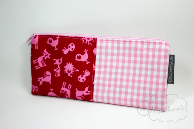 Belidome Federmäppchen Mit Panda-Muster – Robuste Stiftetasche Für Kinder, Schule, Büro Oder Reise, 21,8 X 10,9 X 4,3 Cm